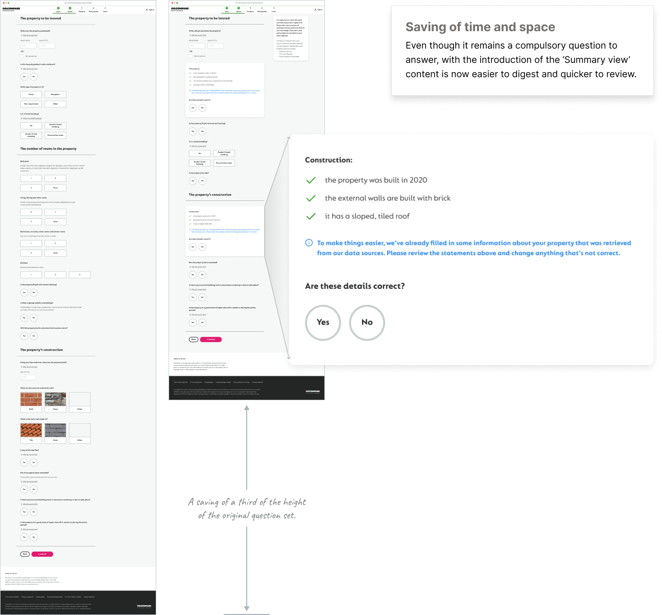 Summary view example