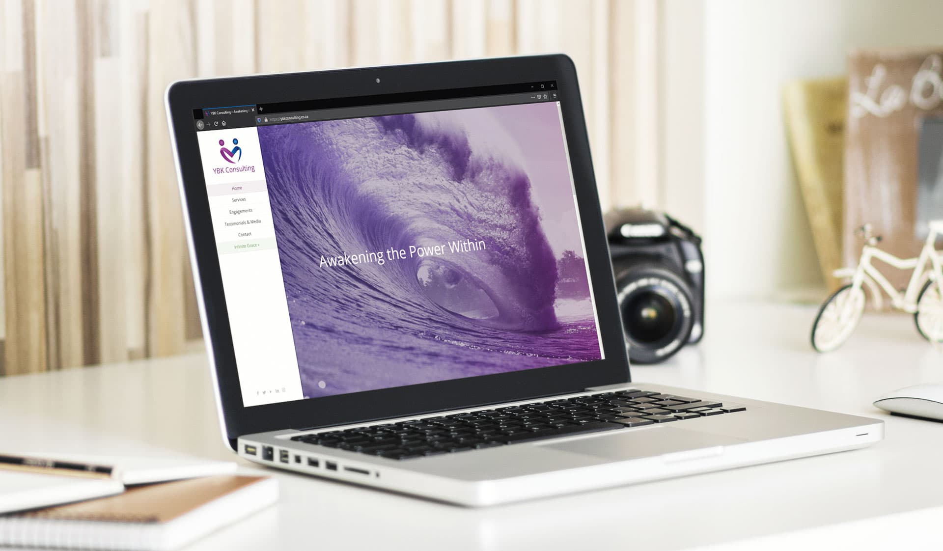 YBK Consulting website homepage