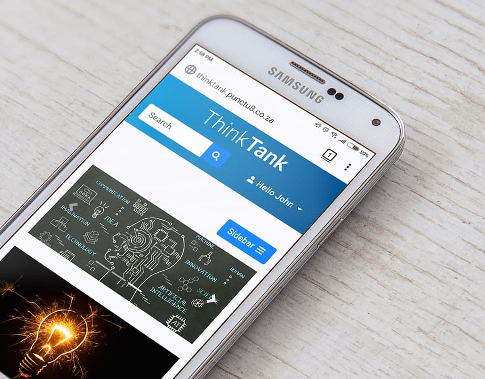 Mobile view of MultiChoice ThinkTank