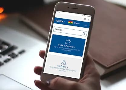 DStv Self Service website redesign