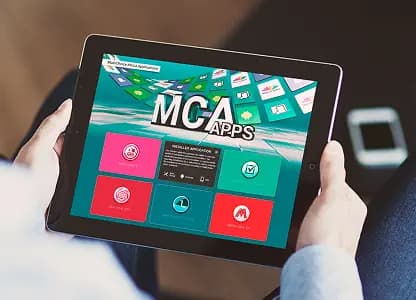 Landing and login pages